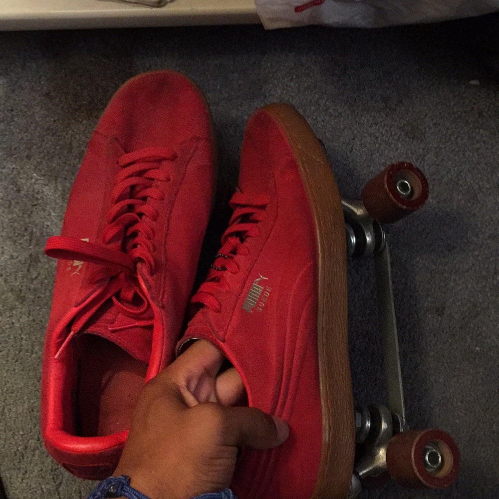 Red skates